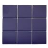 Mozaïektegel Keramisch Blauw Gepolijst 30,5×30,5 cm