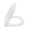Slim elegance wc-zitting duroplast wit, quick release, inox scharnieren, softclose