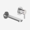 Inbouwwastafel, Kraan, Coral, Chrome, Mat Zwart Chroom, CO830606-2-247×300