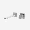 Inbouw, Wall basin mixer Kraan, Ombra, Chroom, Turquoise, Blauw,  Taupe, Bordeaux, Ocker, Aquamarijn, Limoen,  Antiekroze, Champagne, Leisteen, Lichtblauw,  Nikkel, Lichtgoud, Roze Parel, Satijn, Jadegroen, Kobalt, donker goud, zilver, oranje, mat zwart, OR830609-247×300