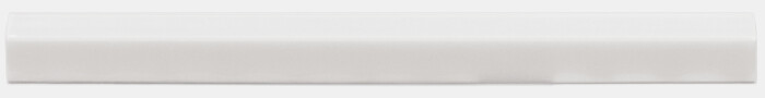 Harmony Glint Wit Glans – L-15cm , Hand form, Wandtegel afsluiting