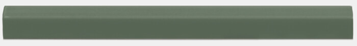 Harmony Glint Groen Glans – L-15cm , Hand form, Wandtegel afsluiting