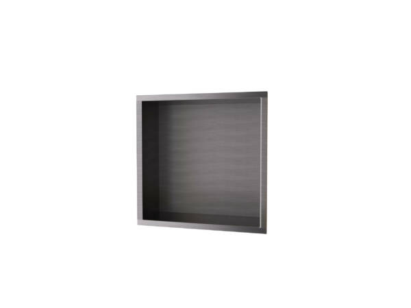 INBOUWNIS (30X30X10CM) – Geborsteld Gun Metal