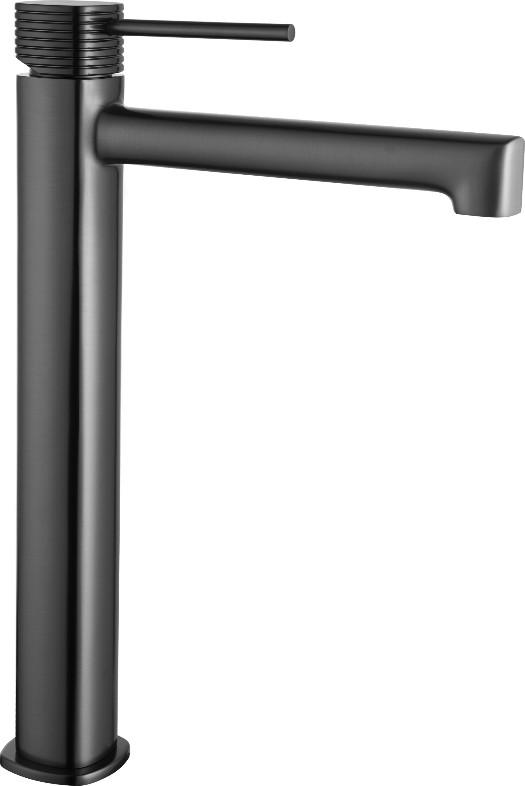 Monomando lavabo alto black gun metal serie Firenze