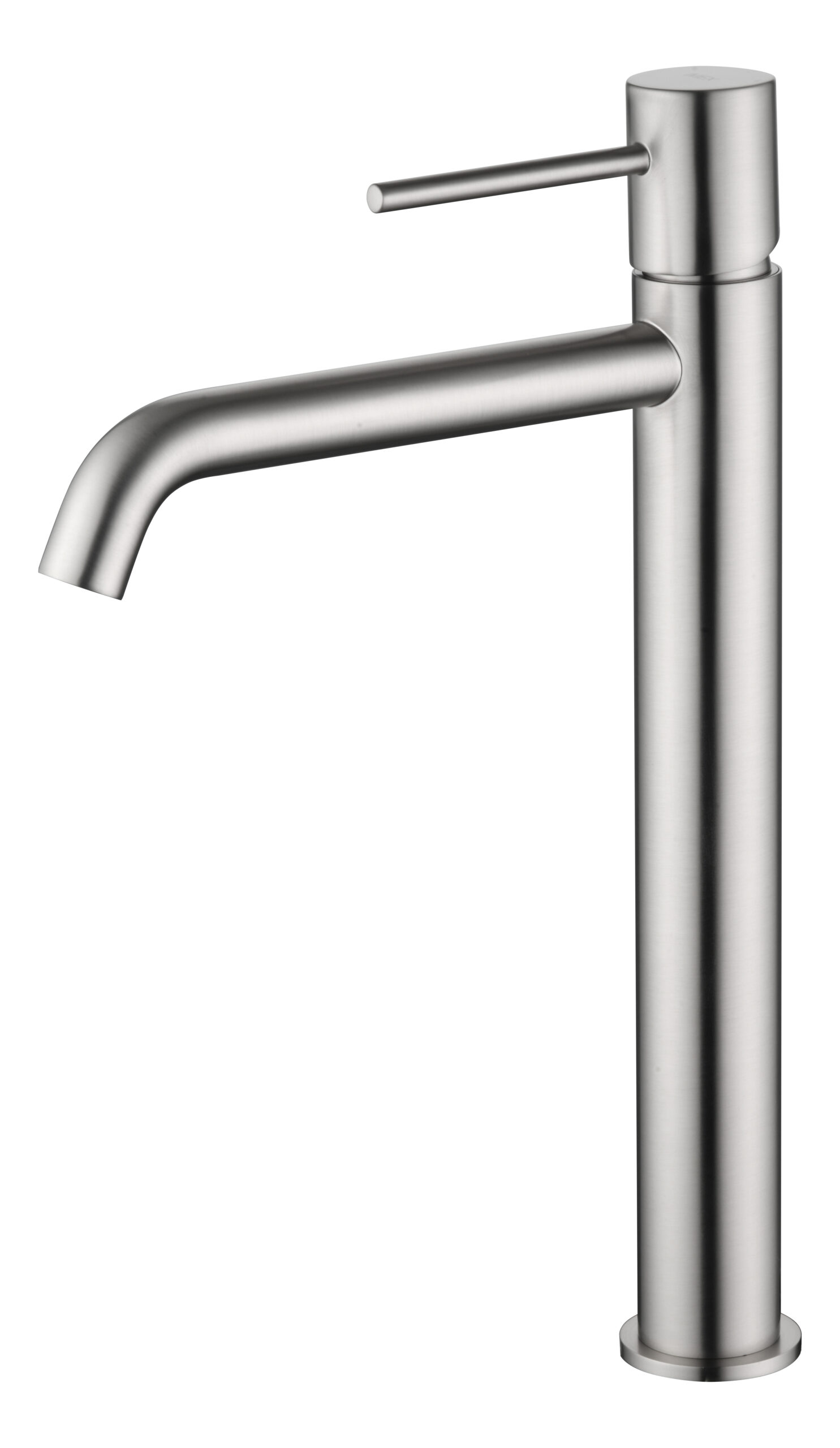 Monomando lavabo alto níquel cepillado serie Monza