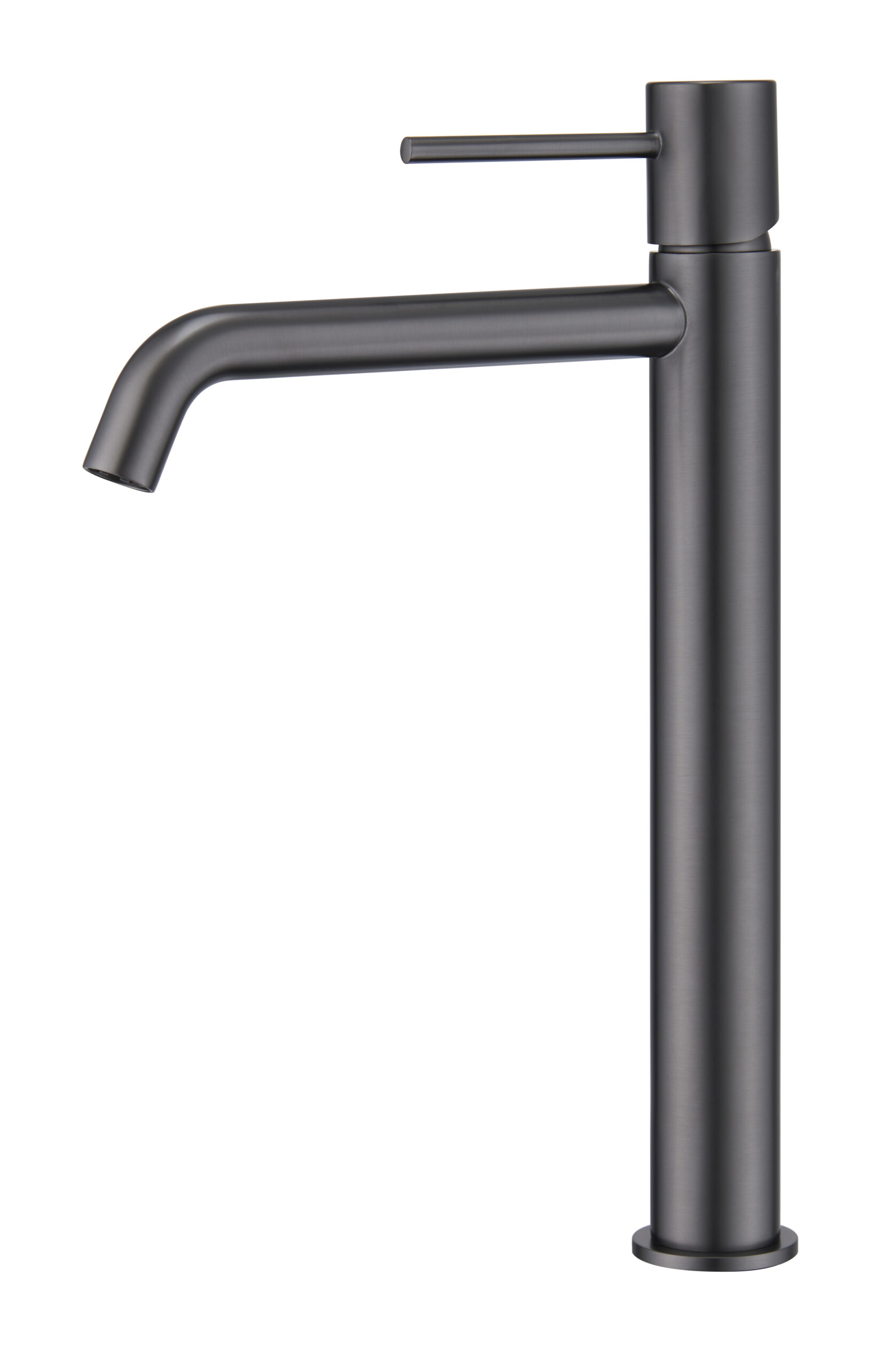 Monomando lavabo alto black gun metal serie Monza